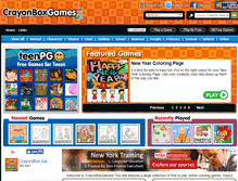 Tablet Screenshot of crayonboxgames.com